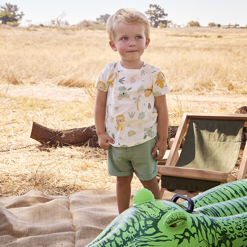 Camiseta manga corta motivo fantasía para bebé niño 