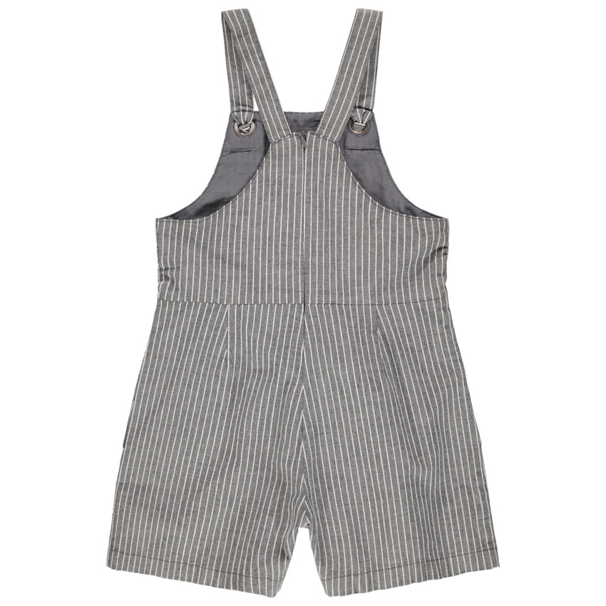 Peto corto con rayas verticlaes y detalles de Minnie Disney 