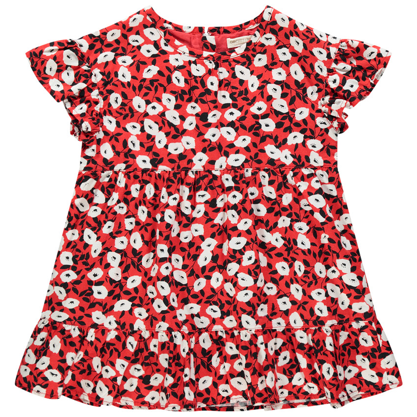 Tunique manches courtes à fleurs all-over   Additional Tunique manches courtes à fleurs all-over