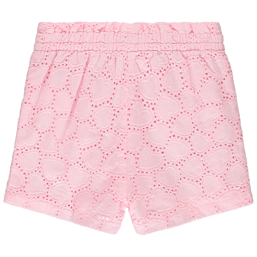 Short liso con bordado inglés y lazo decorativo para bebé niña  Additional Short liso con bordado inglés y lazo decorativo para bebé niña