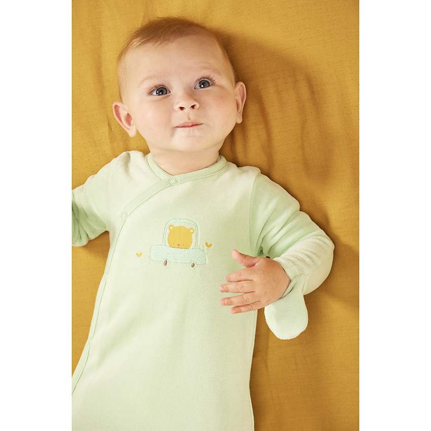 Conjunto de 3 piezas para bebé con estampado de coches y ositos 