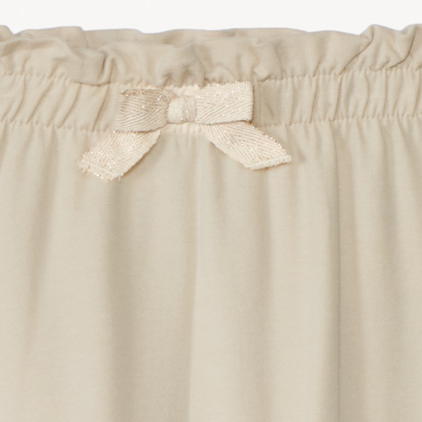 Jogging de felpa con cintura volante para bebé niña 