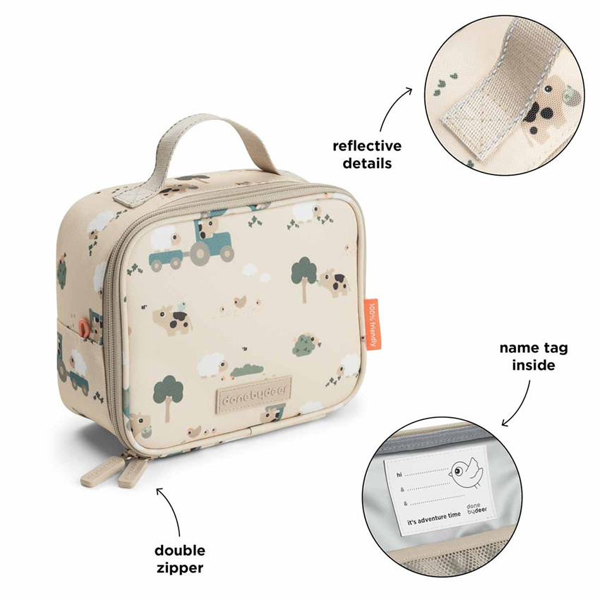 Bolsa térmica pequeña para alimentos 2,8L Tiny Trails - Arena 