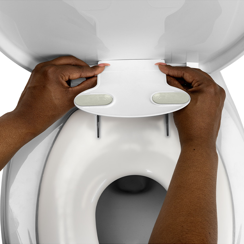 Reductor de inodoro Flip & Sit blanco 