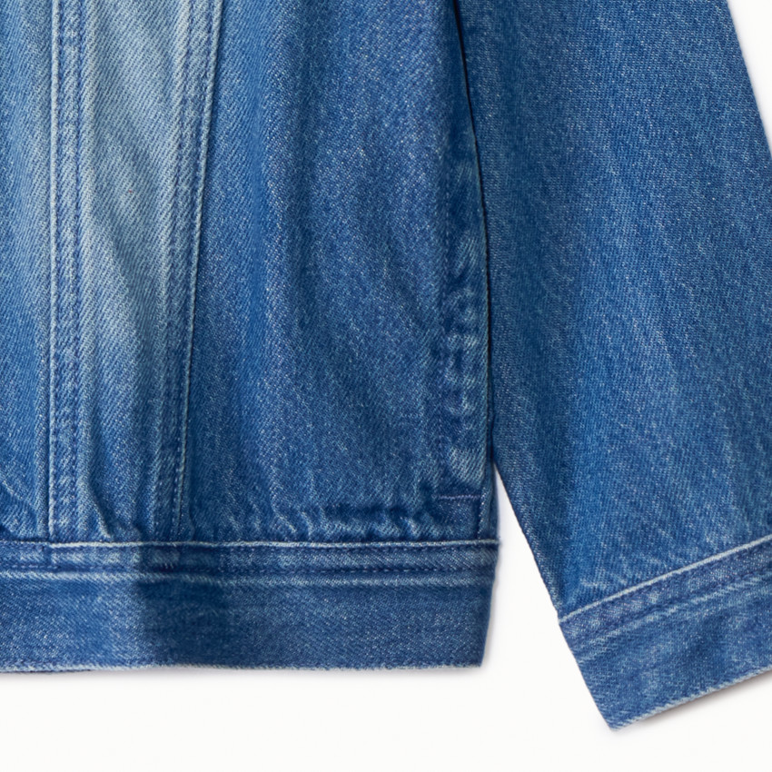 Chaqueta vaquera efecto lavado para niño 