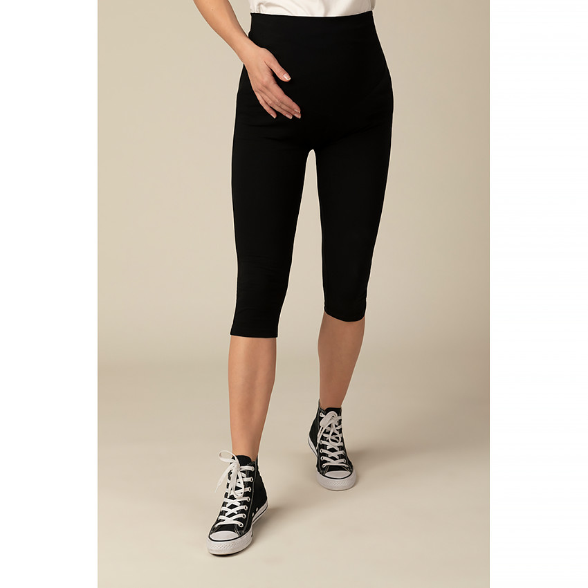 Legging corto premamá de punto jersey 