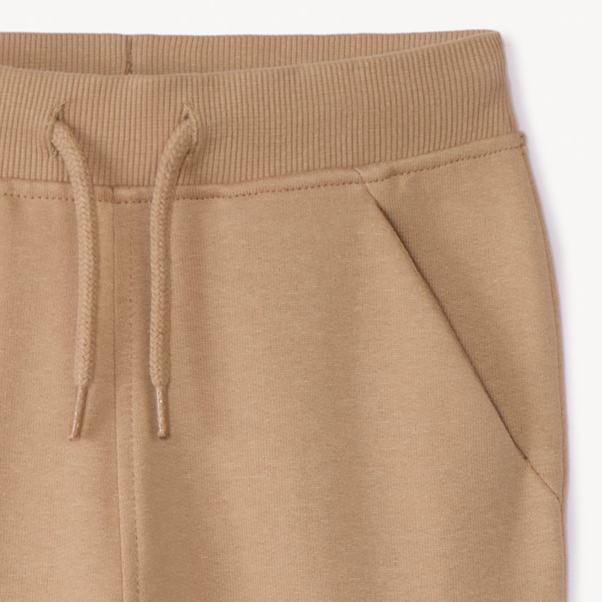 Pantalón jogging liso de felpa para bebé niño 