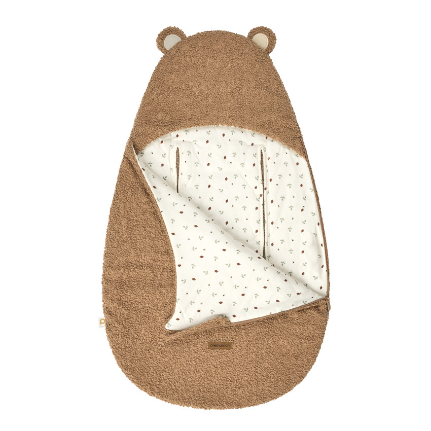 Saquito con capucha de rizo con orejas 3D Rey de los Bosques 