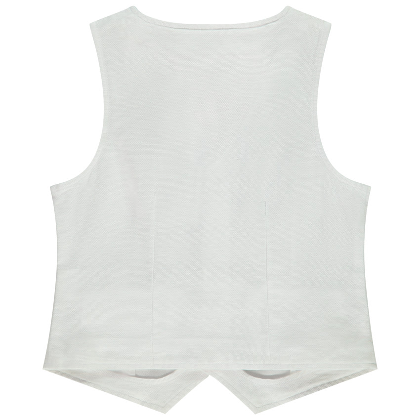 Gilet de camarero de lona con bolsillos para niño 