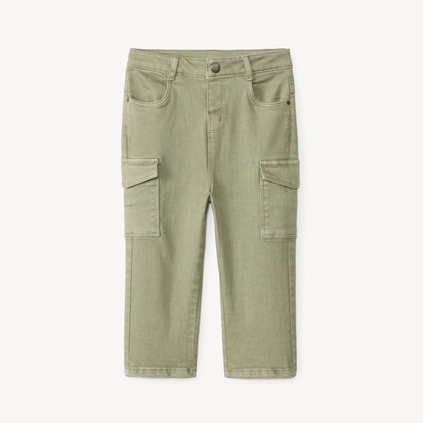 Jean regular à poches cargo pour bébé garçon 