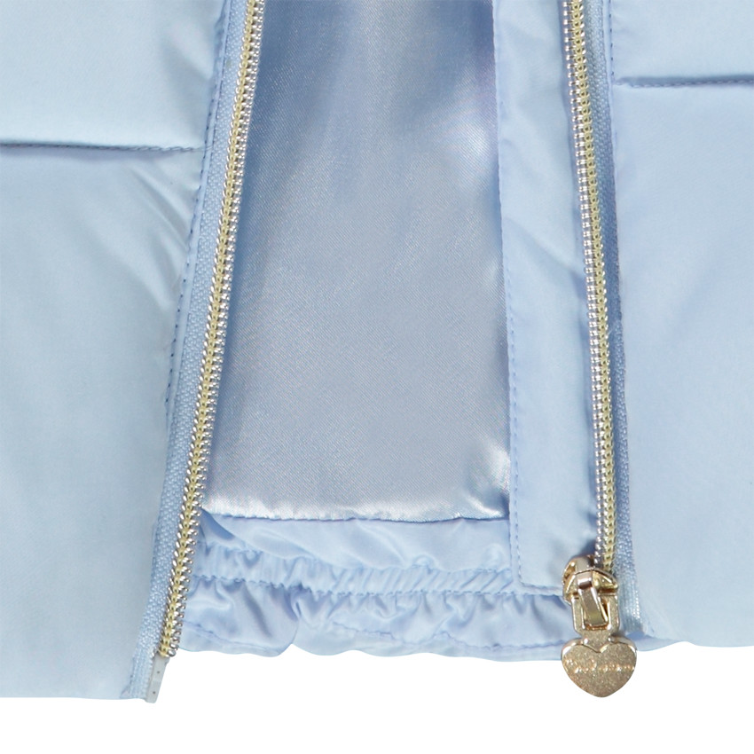 Chaleco acolchado efecto satinado para niña 