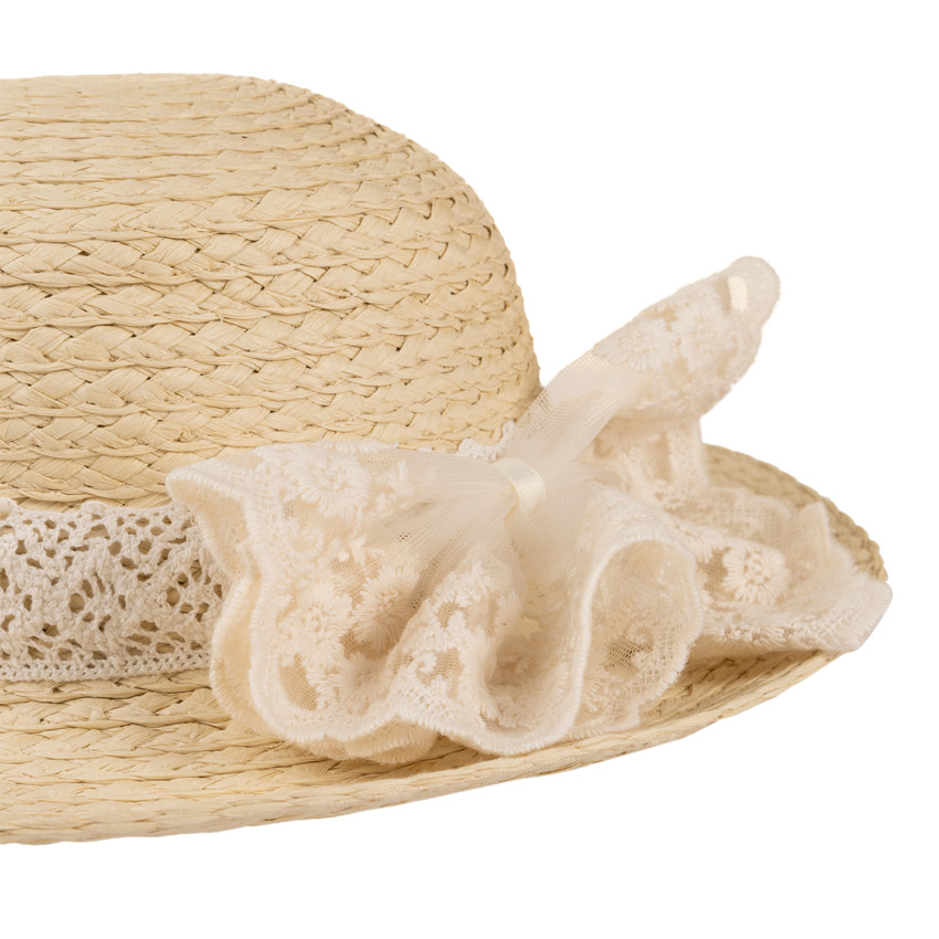 Sombrero de paja con gran lazo de fantasía para niña  Additional Sombrero de paja con gran lazo de fantasía para niña