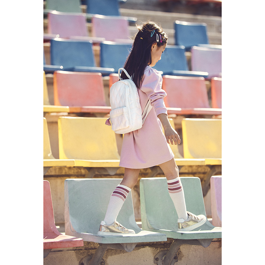 Lot de 3 paires de chaussettes hautes côtelées pour fille 