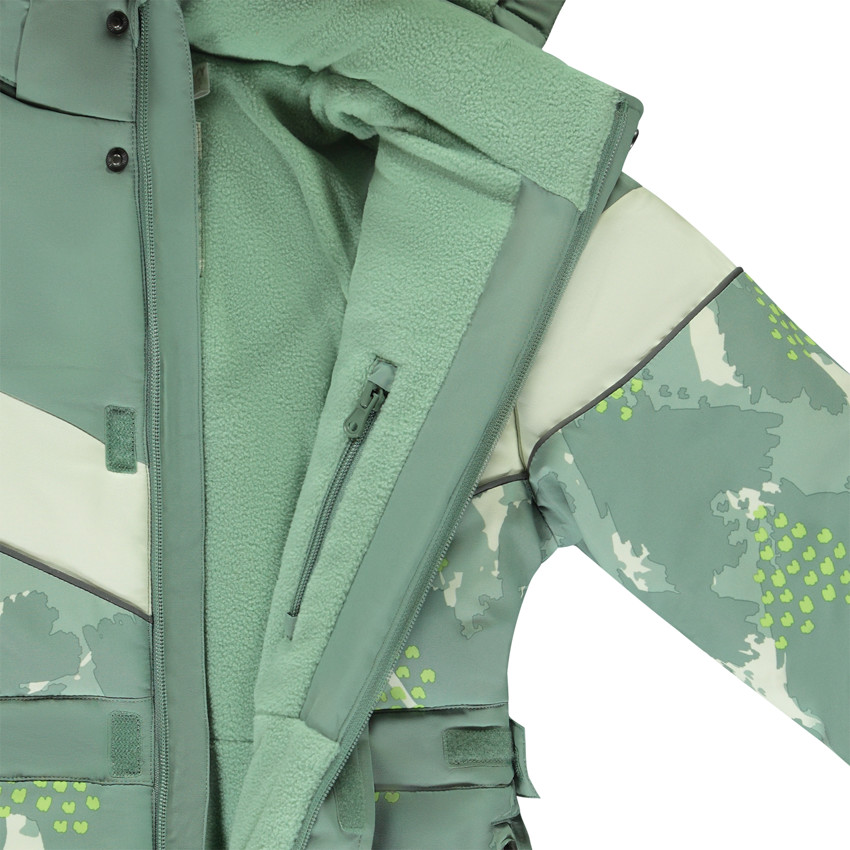 Mono de esquí acolchado con estampado divertido para niño 