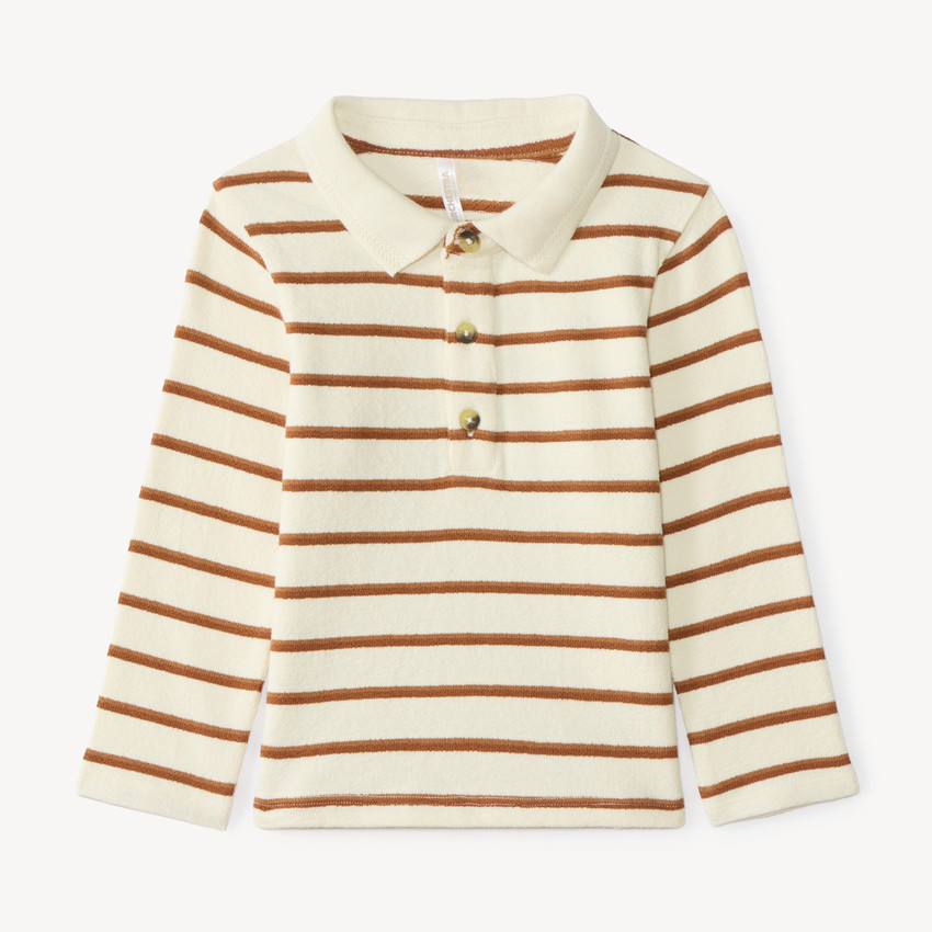 Polo de manga larga para bebé niño estilo marinero 