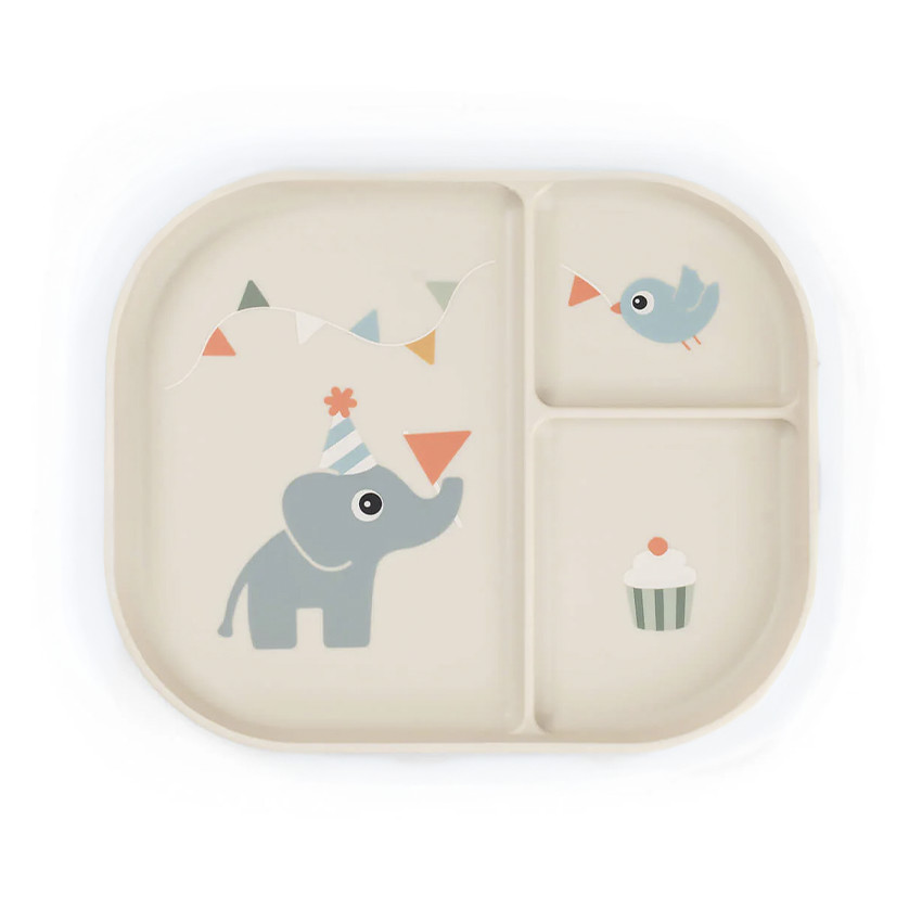 Plato bebé con compartimentos Celebration arena 