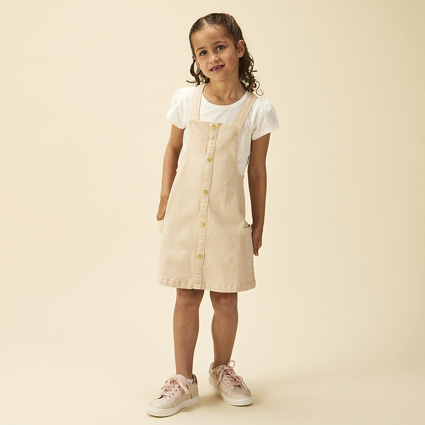 Vestido peto niña hotsell