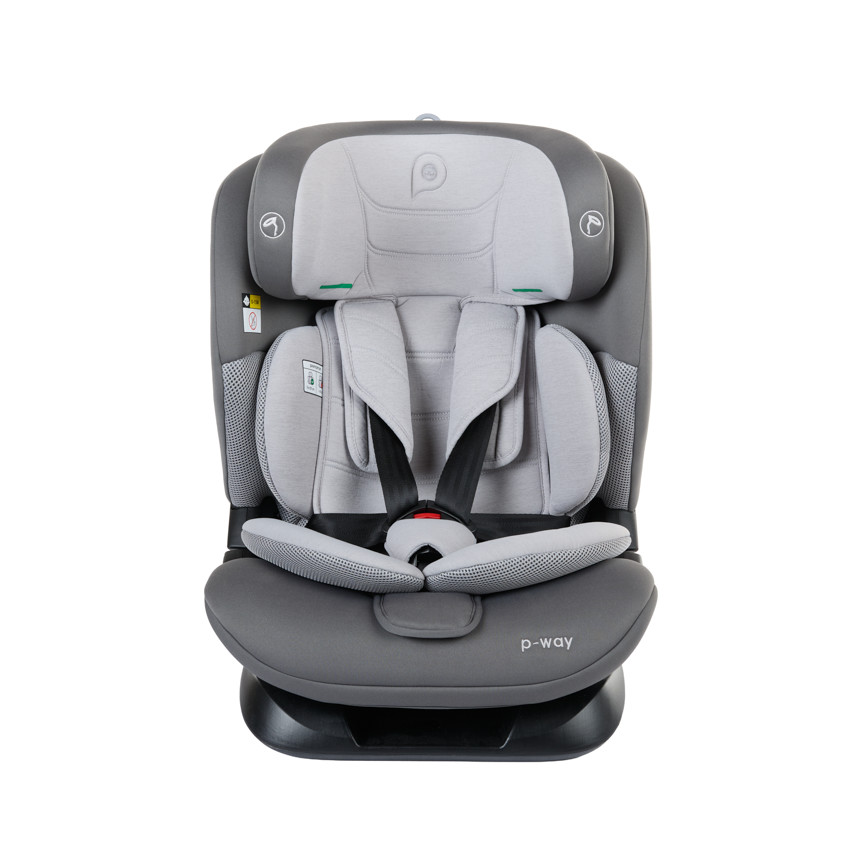 Silla de auto Isofix y i-Size 76-150 cm P-Way gris 