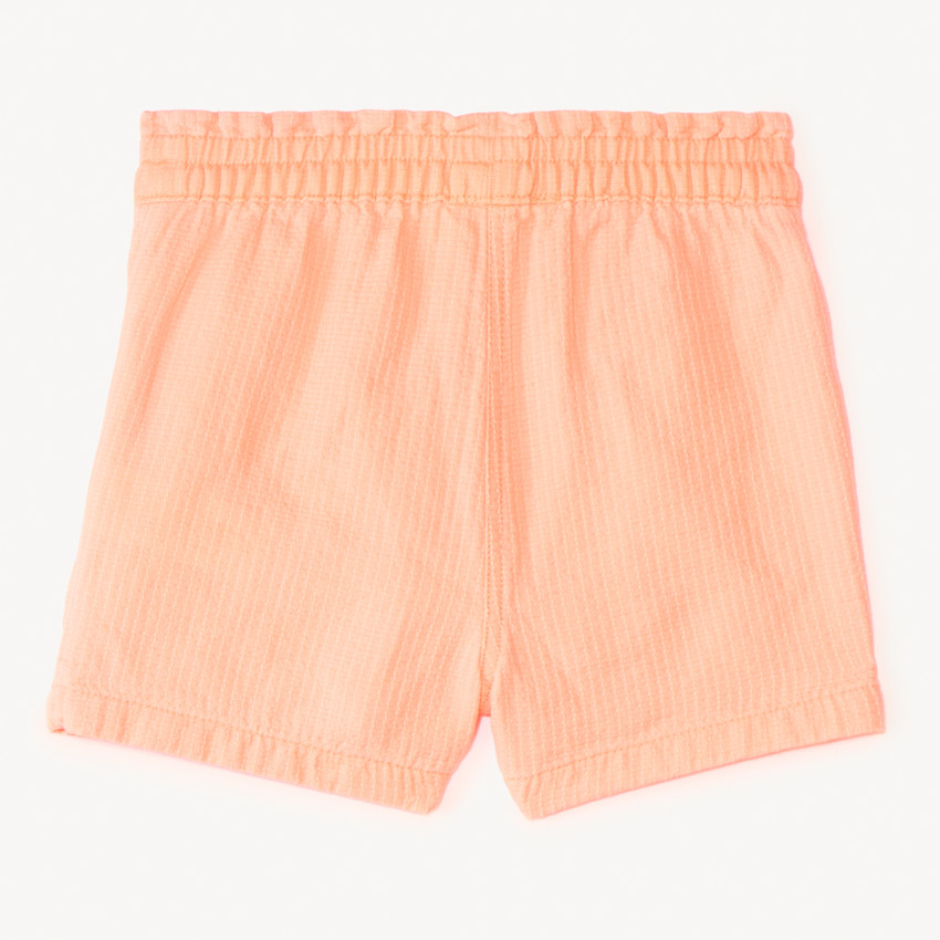 Short de tela de color sólido para bebé niña 