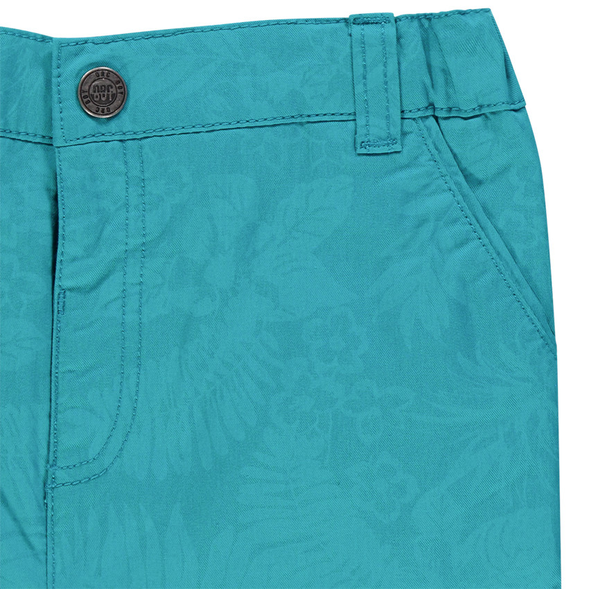 Bermudas estampado vegetal 