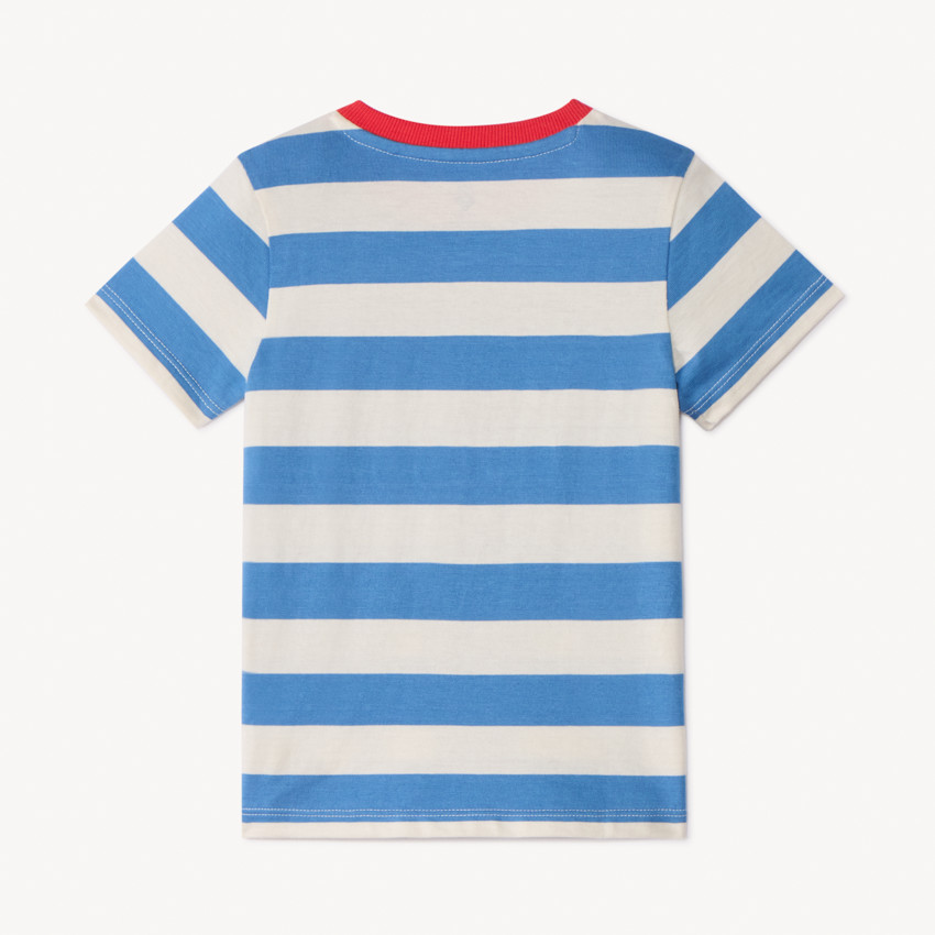 Camiseta de manga corta a rayas Superman Warner para bebé niño 