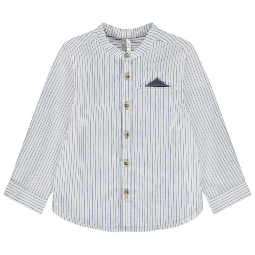 Camisa de manga larga rayada para bebé niño 