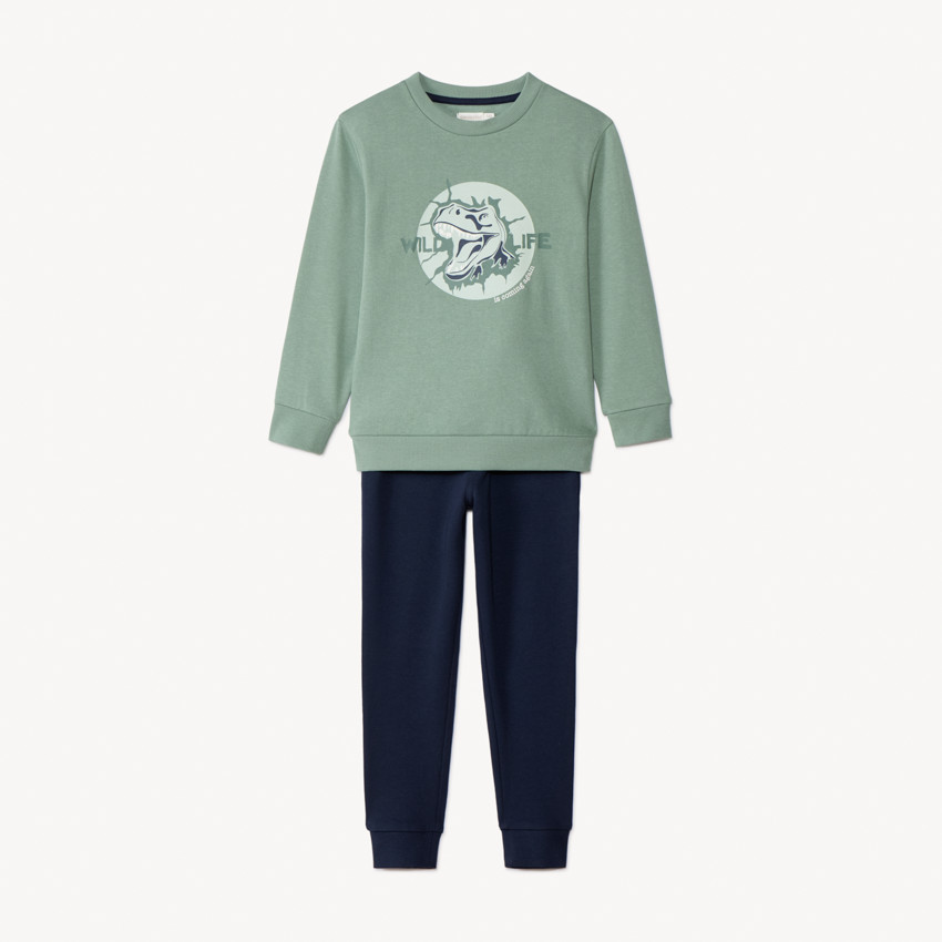 Conjunto sudadera fantasía y pantalón de chándal para niño 