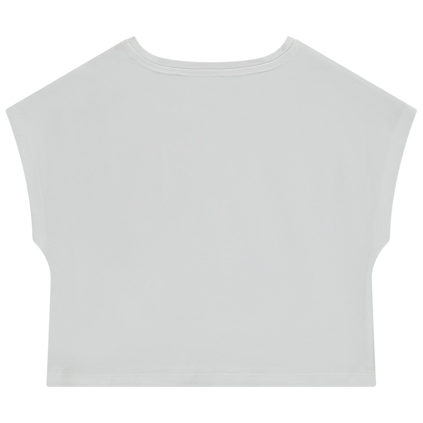 Camiseta manga corta forma caja con print fantasía para niña  Additional Camiseta manga corta forma caja con print fantasía para niña