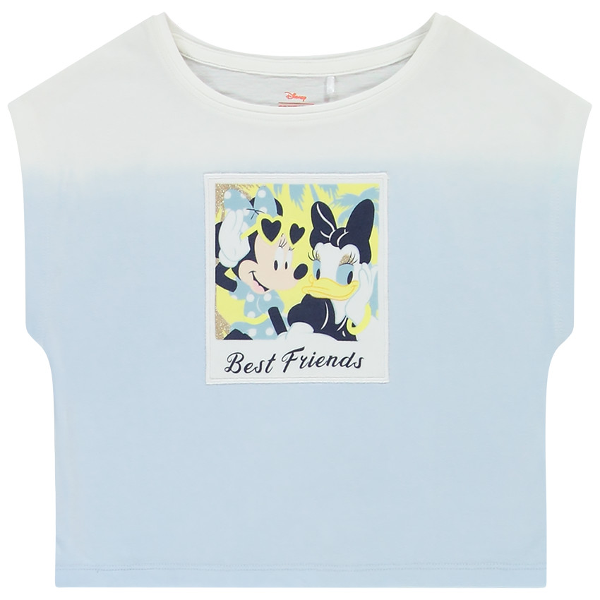 T-shirt forme boîte tie & dye avec patch Minnie et Daisy Disney pour fille 