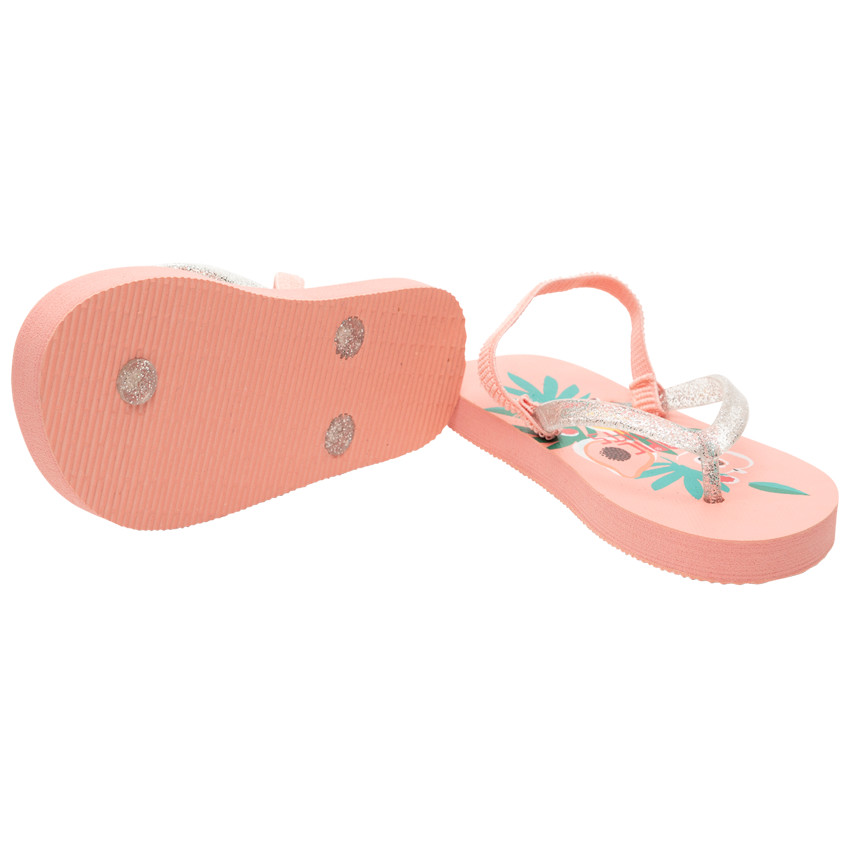 Chanclas con brillantes para niña 