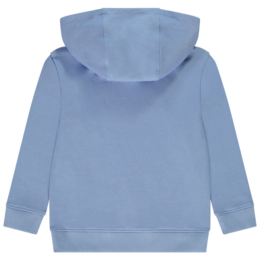 Sudadera con capucha de felpa lisa para niño 