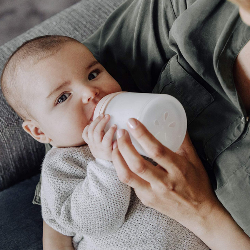 Biberon anti-colique Zero.Zero débit lent/S 180ml rose 