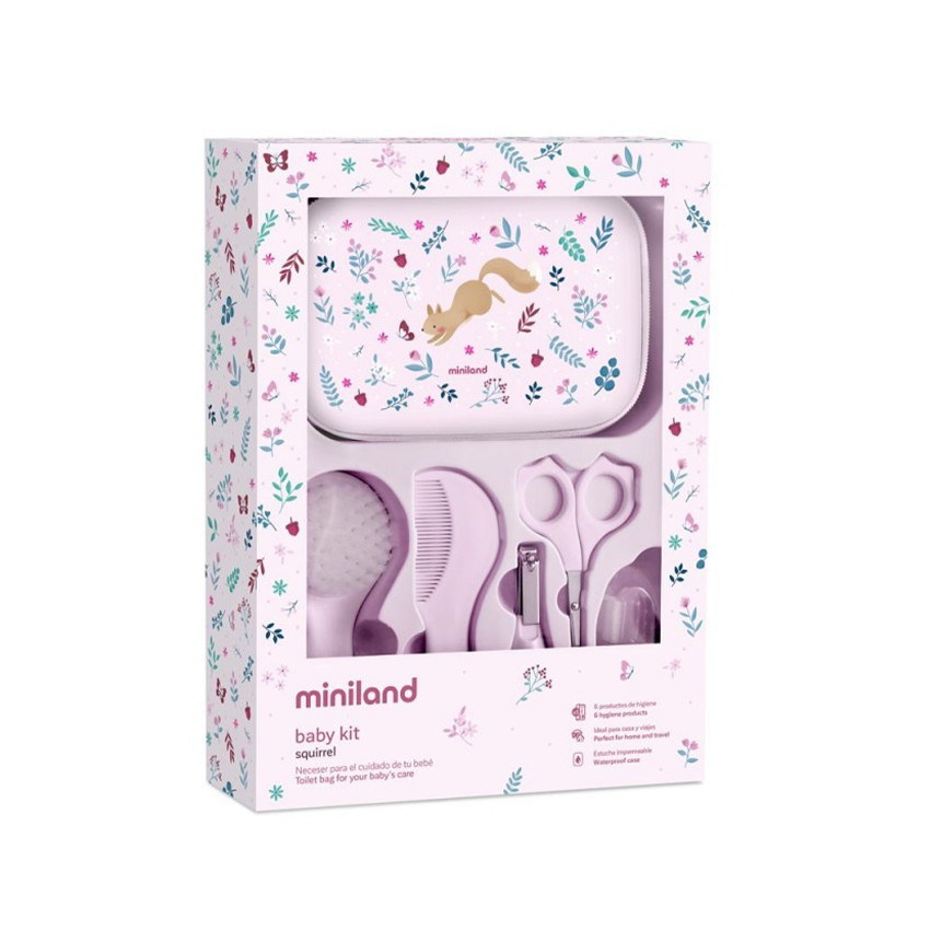 Neceser bebé 6 accesorios Kit Squirrel 