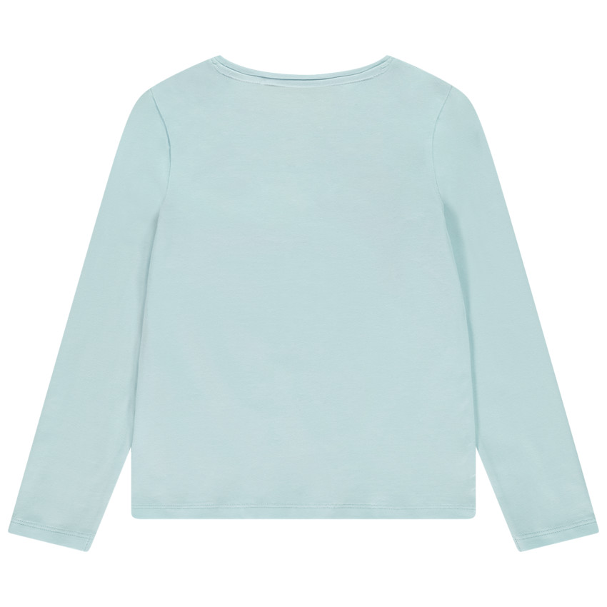 Camiseta de manga larga con estampado de la capital para niña 