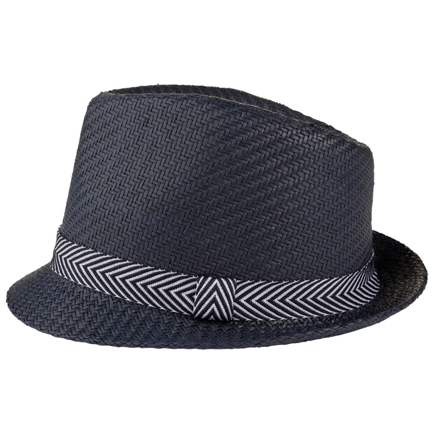 Borsalino trenzado con cinta tejida para bebé niño 