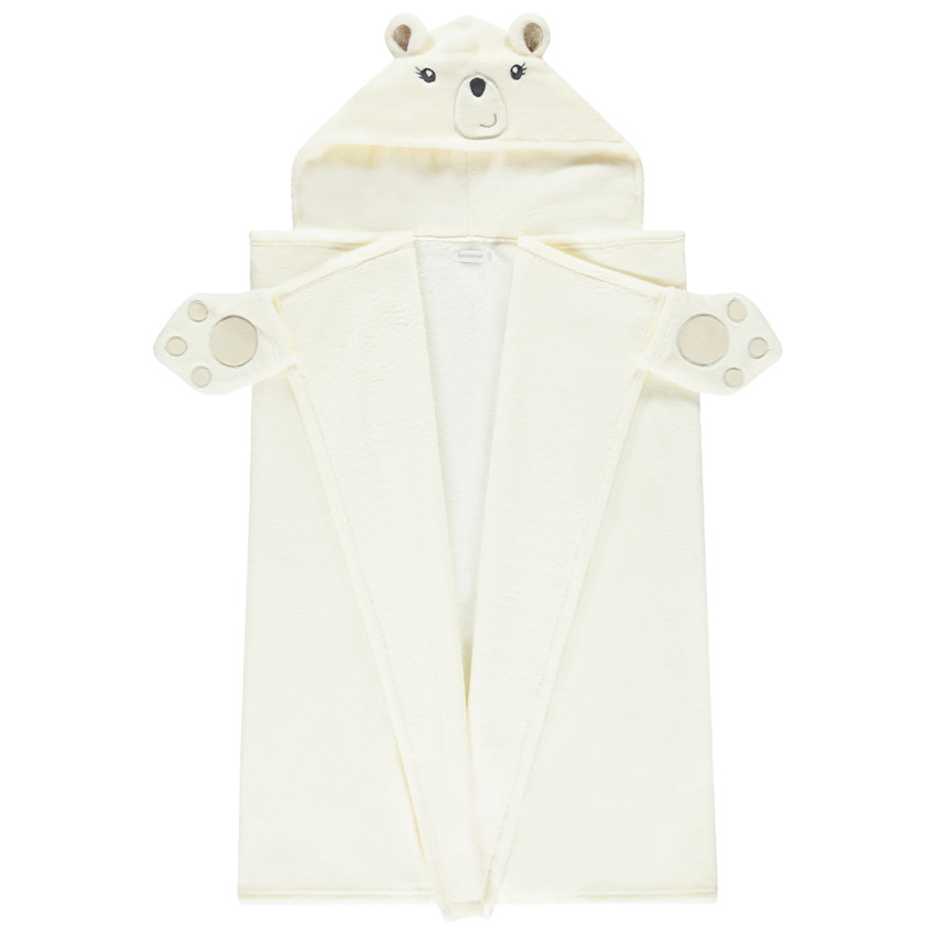 Plaid lúdico con capucha de oso polar en sherpa para niño  Additional Plaid lúdico con capucha de oso polar en sherpa para niño