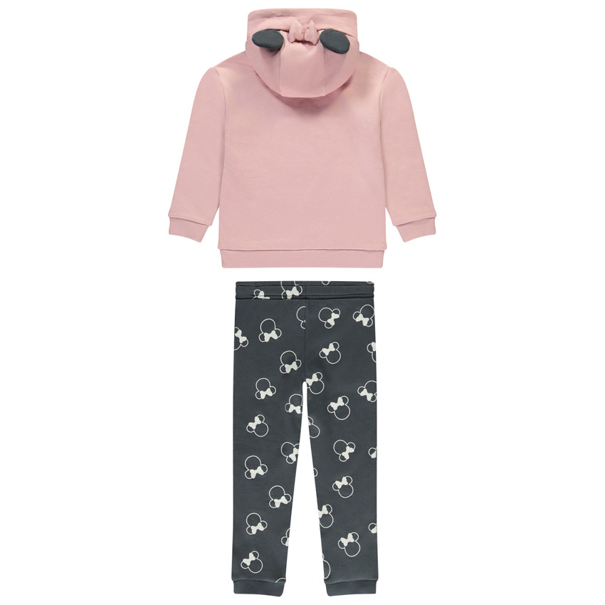 Conjunto de felpa con sudadera y pantalón Minnie Disney para niña 