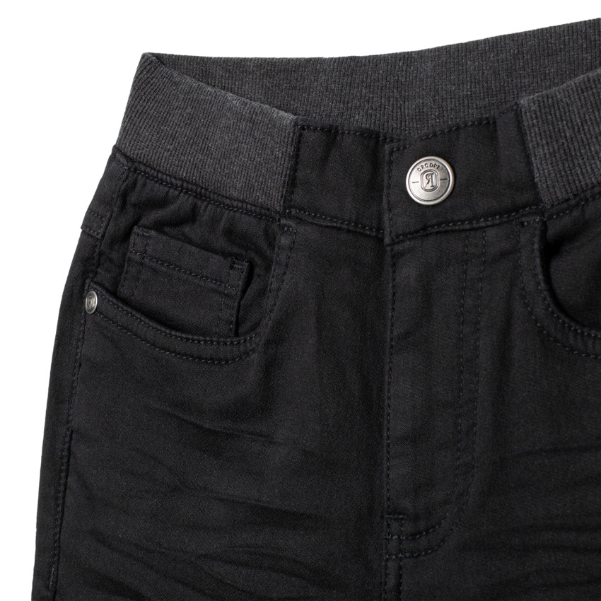 Pantalón en tela con tirantes y cintura elástica Main Pantalón en tela con tirantes y cintura elástica