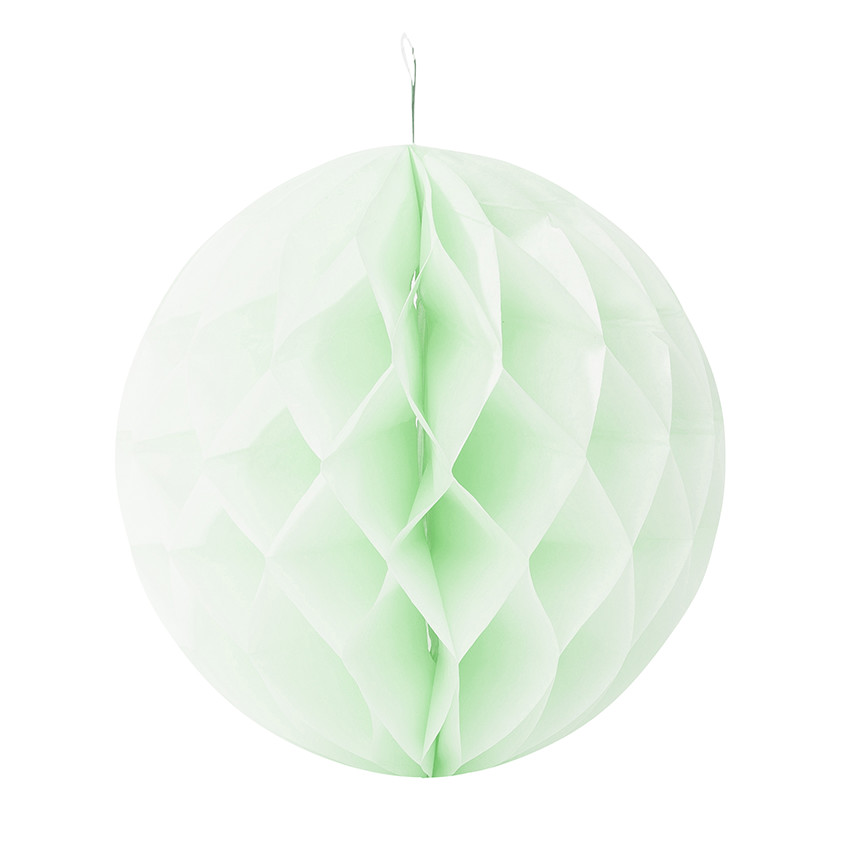 Set de 3 bolas de papel con efecto de panal 