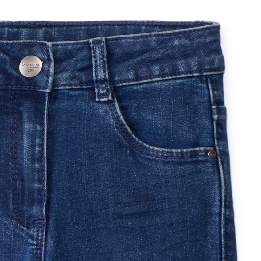 Pantalones vaqueros de corte acampanado para niña 