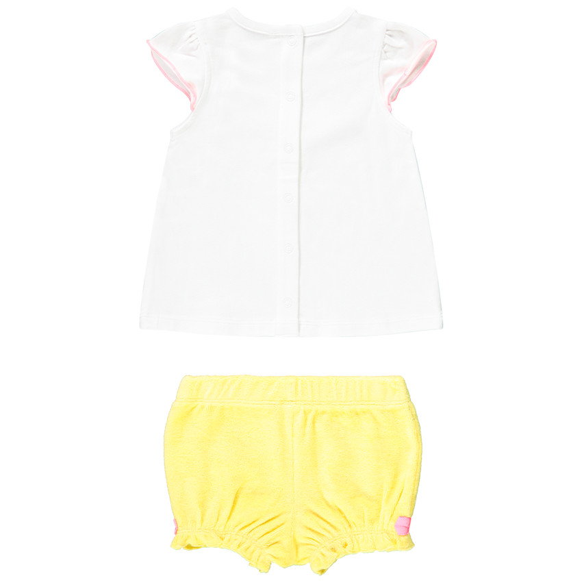 Conjunto camiseta + short de toalla para niña.  Additional Conjunto camiseta + short de toalla para niña.