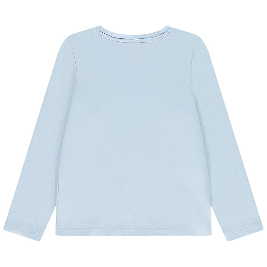 Camiseta de manga larga con estampado de Stitch de Disney para niña 