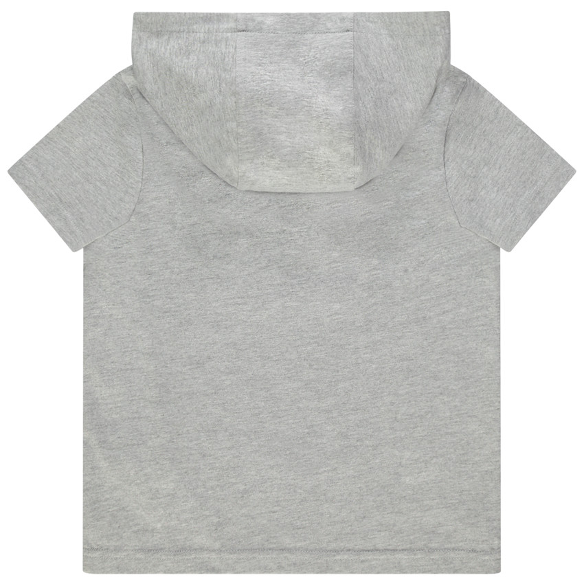 Camiseta manga corta con capucha print cocodrilo  Additional Camiseta manga corta con capucha print cocodrilo