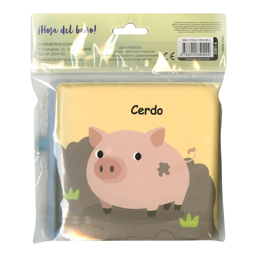 Libro para el baño Patito +1 año 