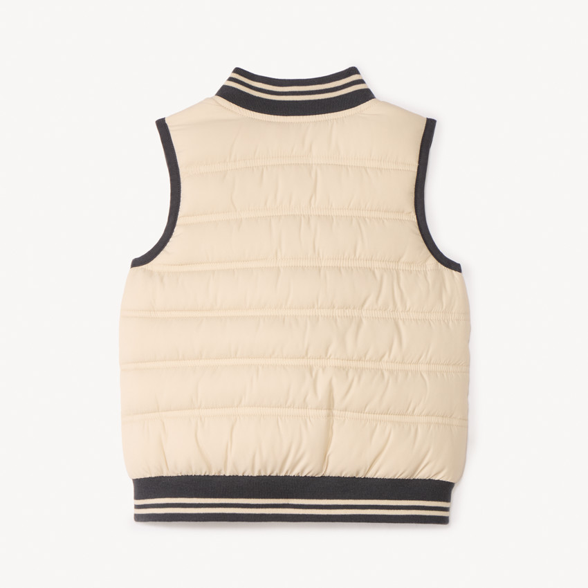 Chaleco acolchado liso para bebé niño 