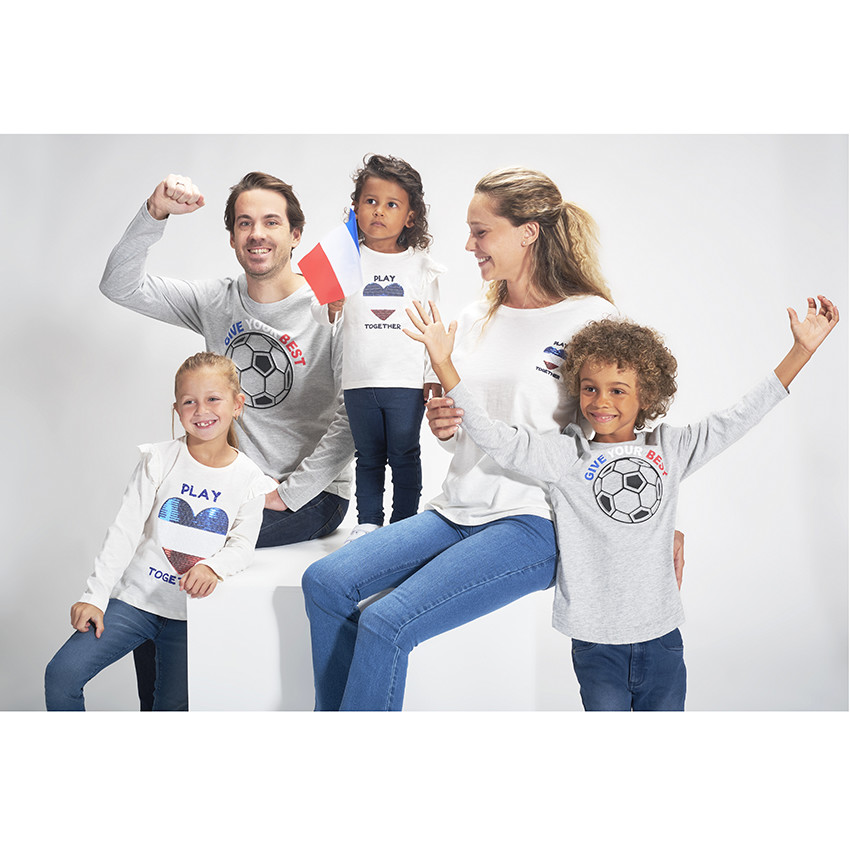 Camiseta con estampado de fútbol para hompe 