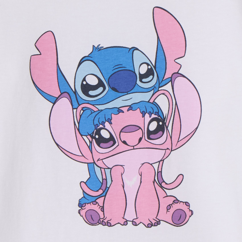 Camiseta de manga larga Stitch & Angel de Disney niña 