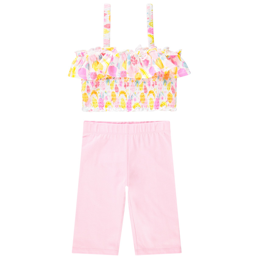 Ensemble de plage débardeur + legging pour fille 