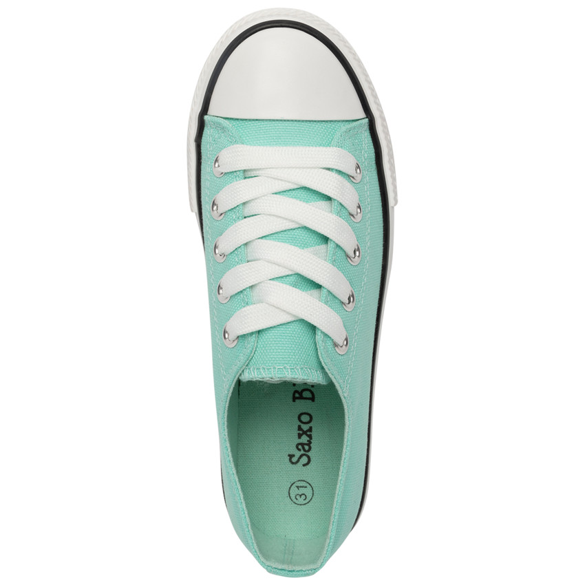 Zapatillas bajas de lona con cordones para niña  Additional Zapatillas bajas de lona con cordones para niña