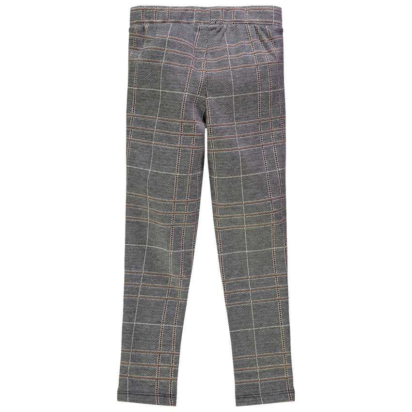 Jeggings a cuadros para niña 